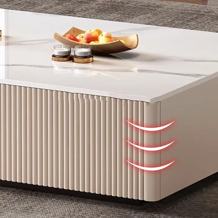 Table Basse Nordique de Luxe au Design Moderne et Simple