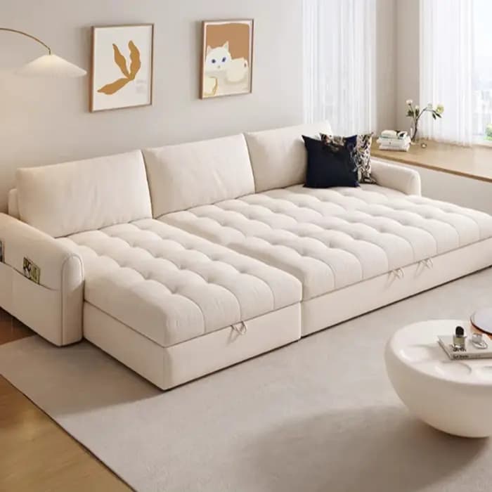 Canapés De zone multifonctionnels lit De luxe paresseux enfants