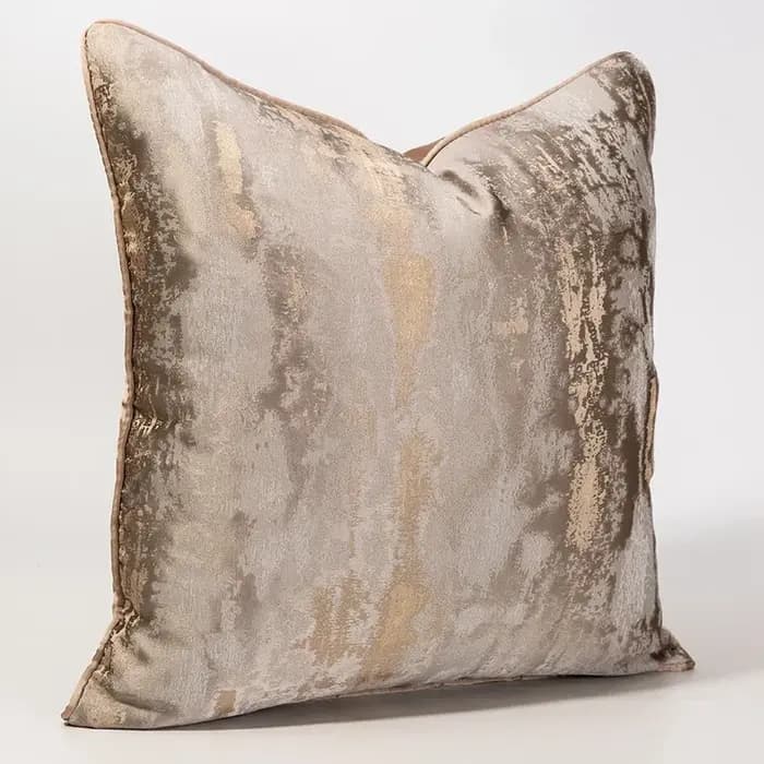 Juste de coussin Jacquard de luxe léger
