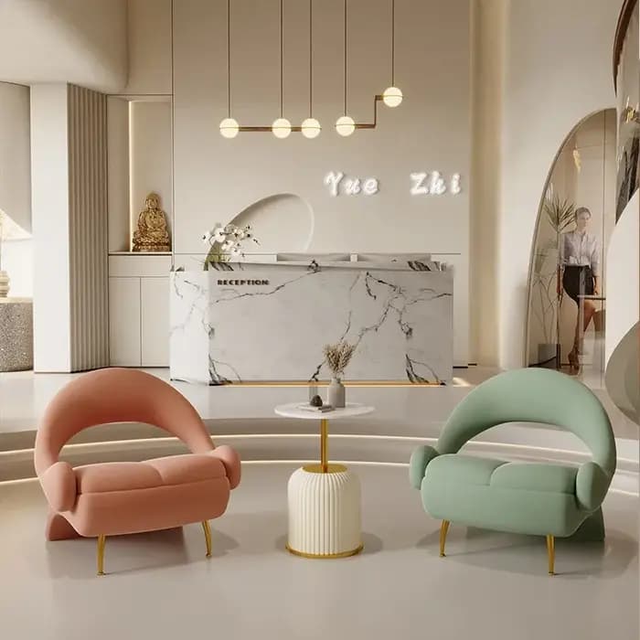 Chain YLOVE-Canapé de Luxe Nordique observateur, Chaise Paresseuse, Salon Moderne et Simple, Chaises