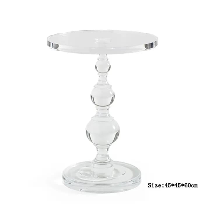 Table basse en acrylique transparent