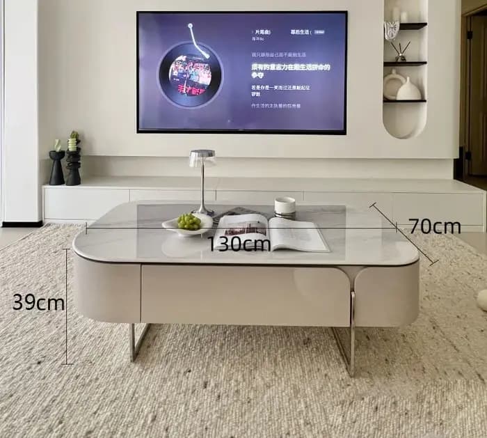 Table basse De rangement créative européenne élégante exquise Glamour