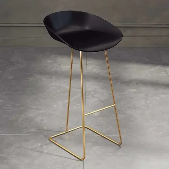 Tabouret de Bar nordique chaise haute en fer forgé minimaliste moderne Restaurant bureau salle à man