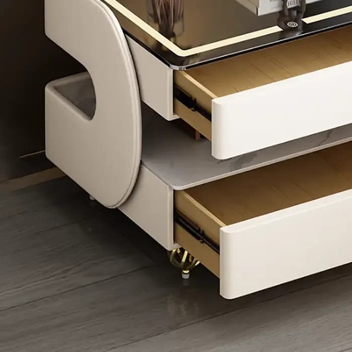 Tables De Nuit design moderne avec serrure Table De Chevet esthétique minimaliste Premium pieds en métal Glamour