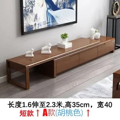 Meuble Tv rétro européen Design rétractable Meuble Tv universel minimaliste Meuble de beauté à la mo
