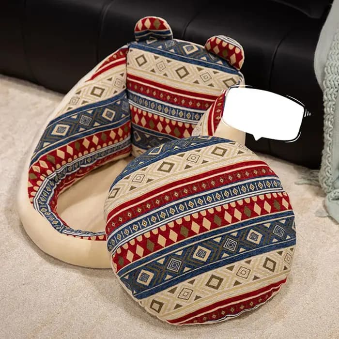 Coussin de dossier imprimé style bohème pour canapé tatami, idéal pour l'automne et l'hiver, pour salon ou chaise de bureau confortable et douce