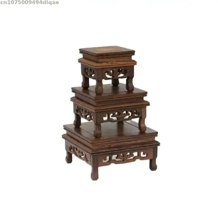 Base de Table carrée en bois