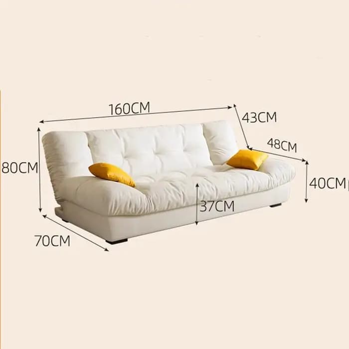 Appartement canapés inclinables minimaliste extenable droit