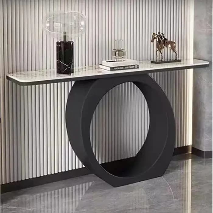 Table Console nordique en marbre, entrée moderne, luxe, minimaliste, esthétique, Glamour, Tavolo Sog