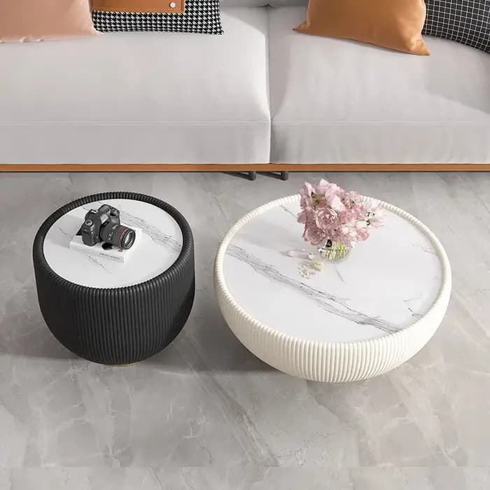 Tables basses rondes originales