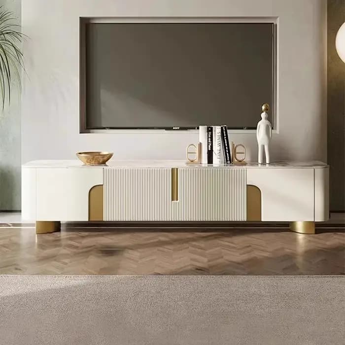 Meuble TV de style européen de luxe