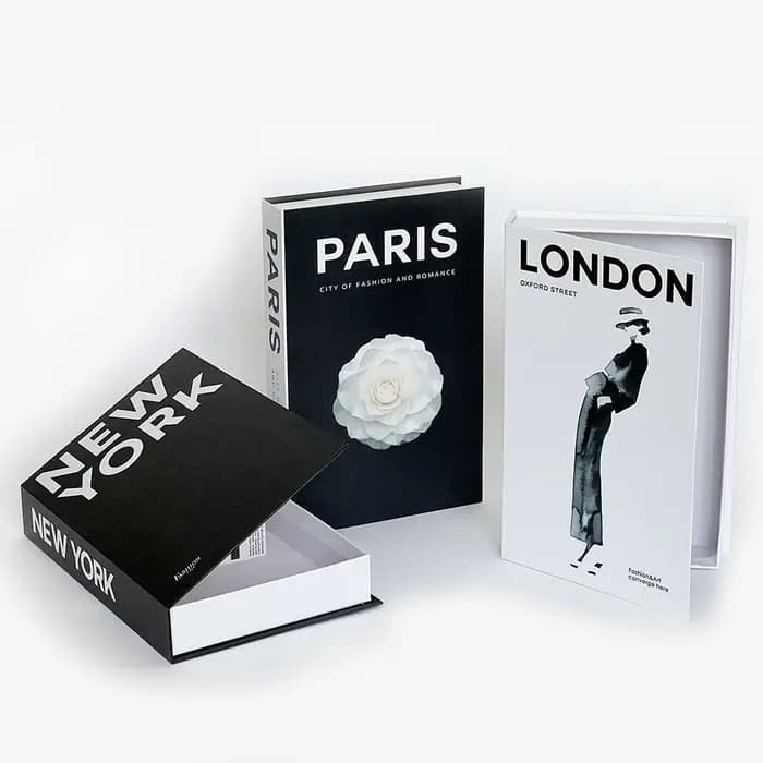 Faux livres d'art ouvrable à la mode
