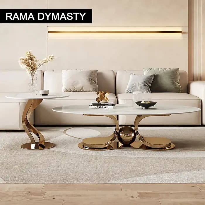 Table basse légère en ardoise de luxe