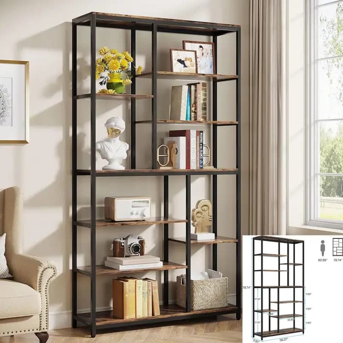 Bibliothèque, bibliothèque industrielle Etagere à 5 niveaux