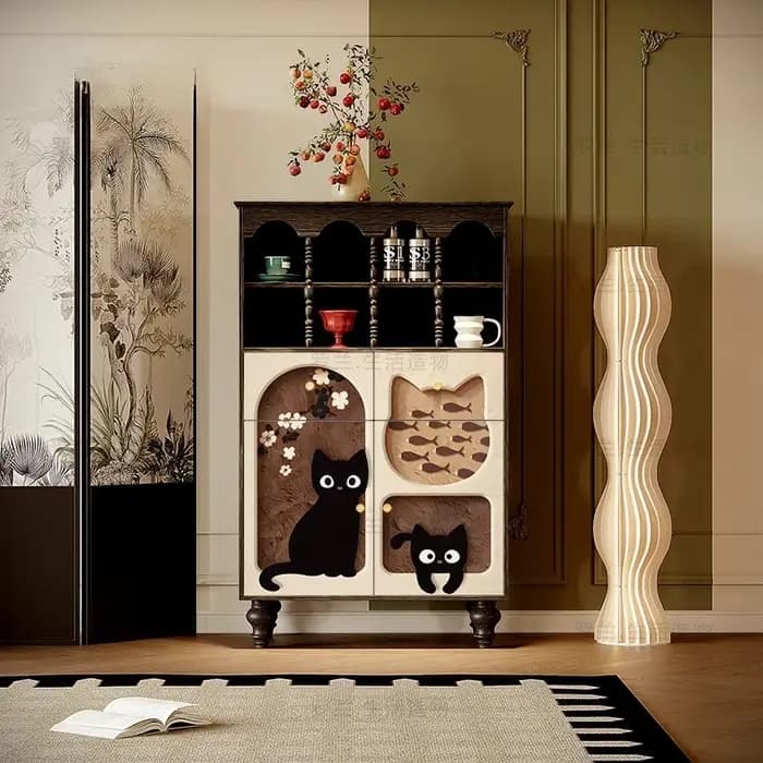 Armoire De Rangement salle à manger moderne tiroirs d'entrée salon