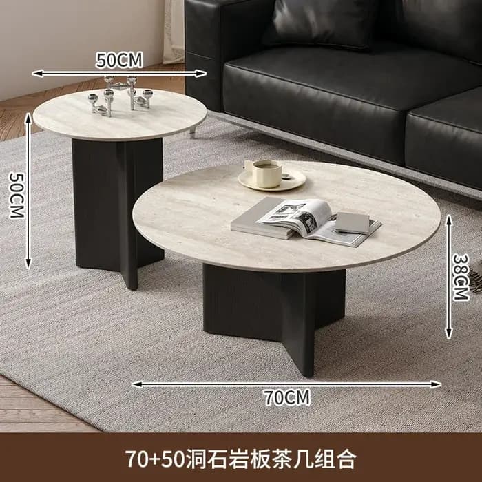 Table basse décorative pour salon, design unique, effet premium, meuble de divertissement, Couchtisc