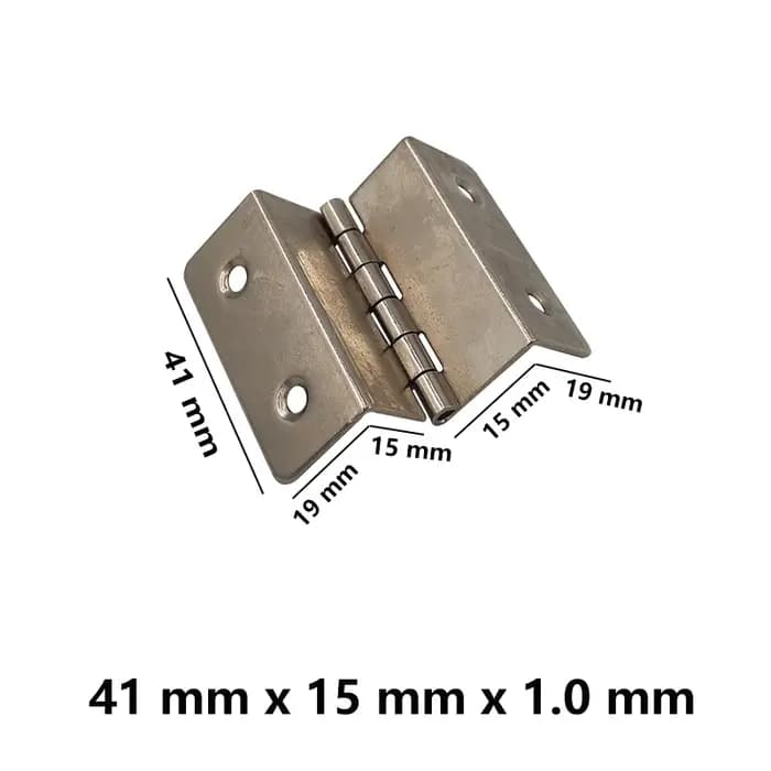 Quincaillerie de porte pliable pour meuble Vintage, 2 pièces, charnière Double pliante muette