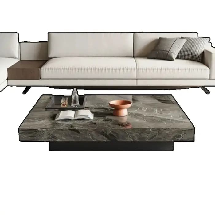 Table basse de luxe minimaliste italienne