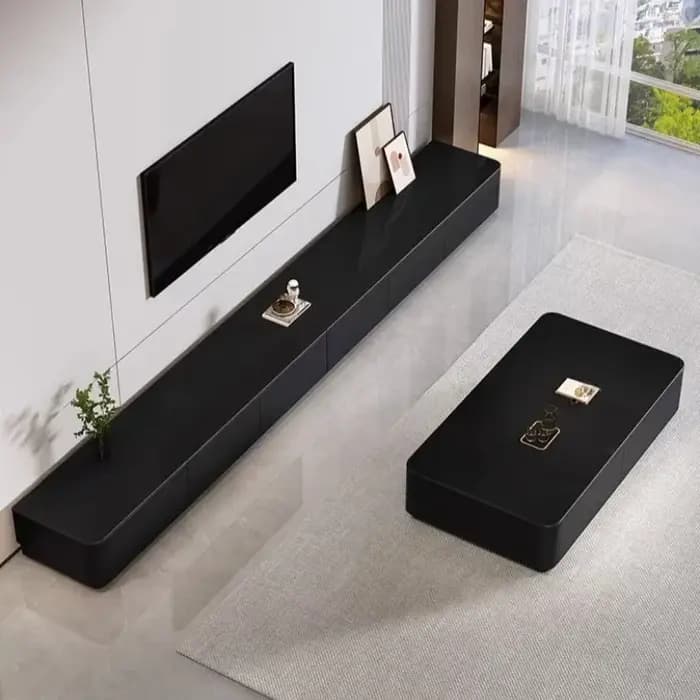 Meuble TV moderne et simple pour salon, supports d'écran 160cm 200cm 240cm 280cm 320cm 360cm, meuble