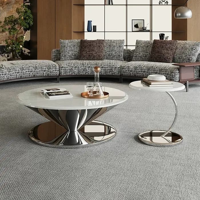 Tables basses de luxe uniques avec structure métallique