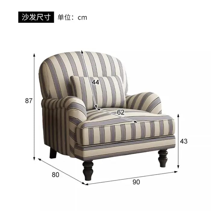 Chaises de commode avec accoudoirs