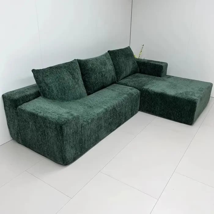 Salon velours côtelé Compression canapé adultes coussin personnalisable coin