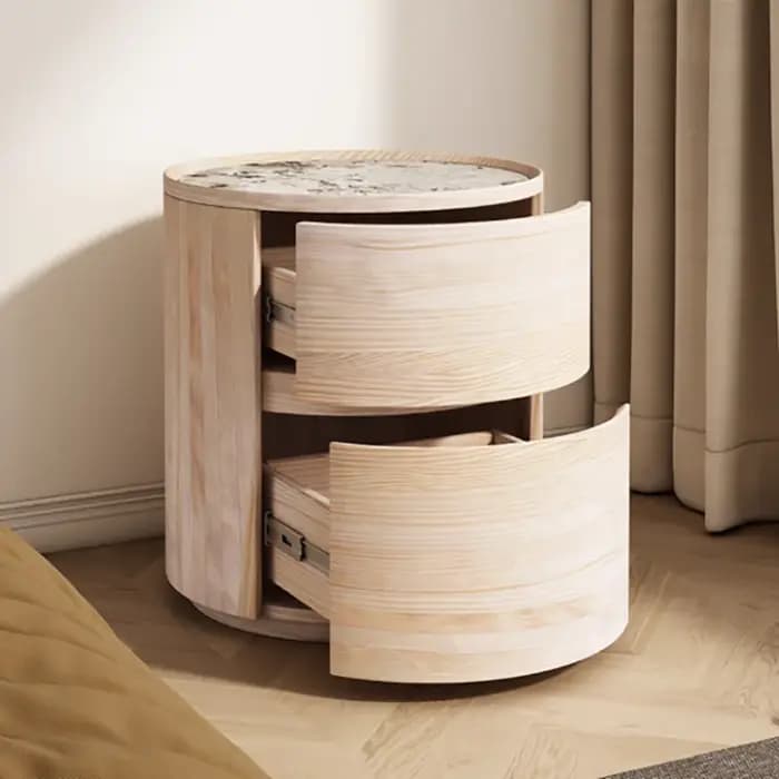 Tables De Chevet rondes au Design nordique