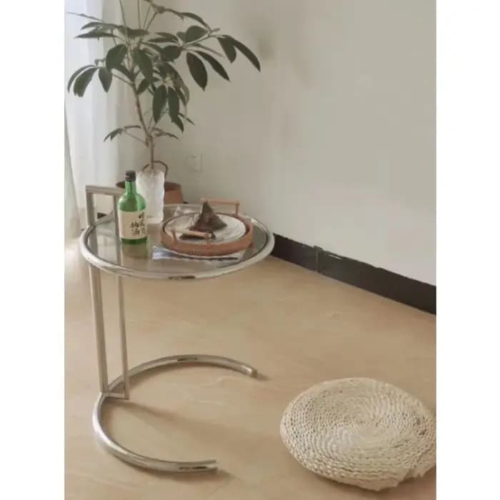Fauteuil de salon en cuir et maille, style décontracté, pour photos