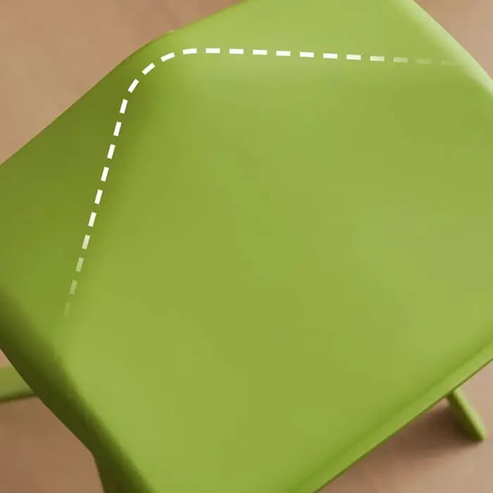 Chaise de Bar nordique moderne en plastique