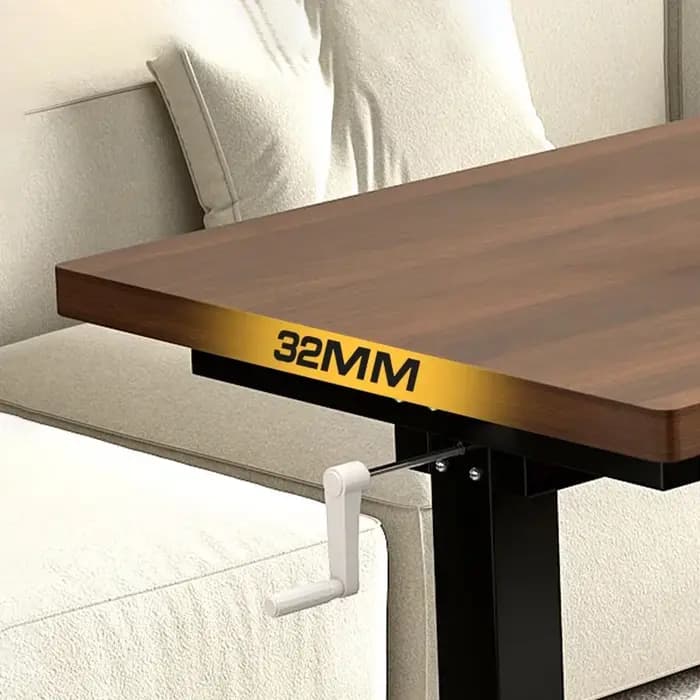 Table basse rectangulaire avec pieds en métal