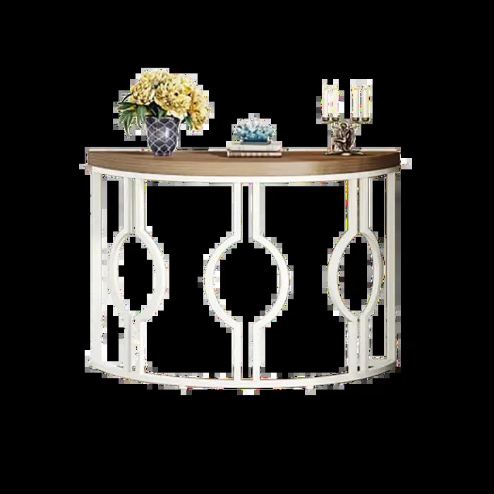 Tables de console en métal du milieu du siècle Design