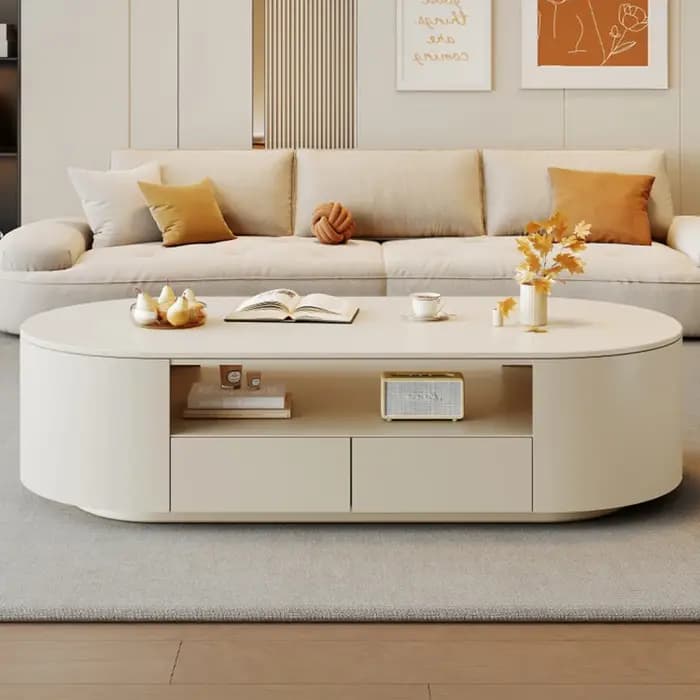 Table basse De Style crème
