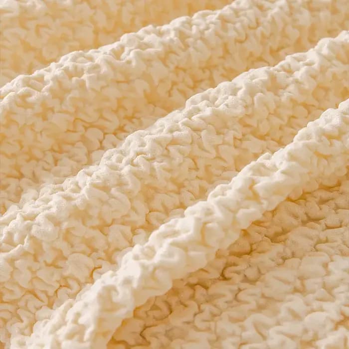 Housse de canapé de style crème française