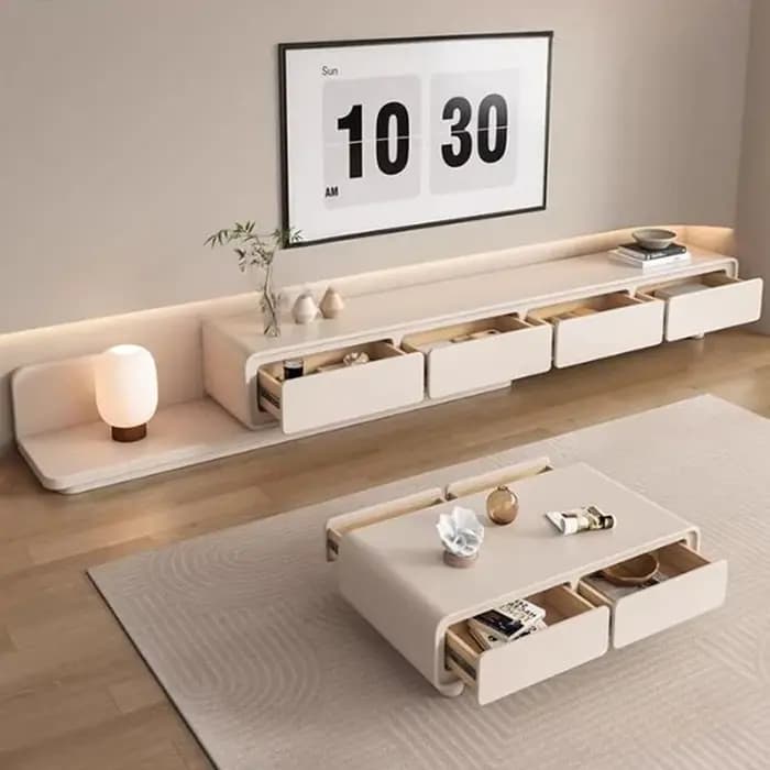 Meuble TV rétractable pour salon