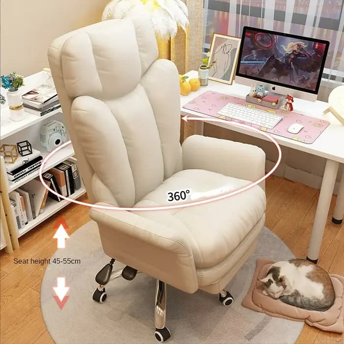 Chaise de canapé ergonomique confortable avec dossier unique