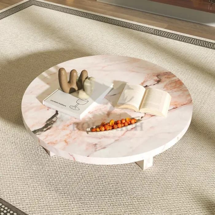 Table basse de luxe au sol