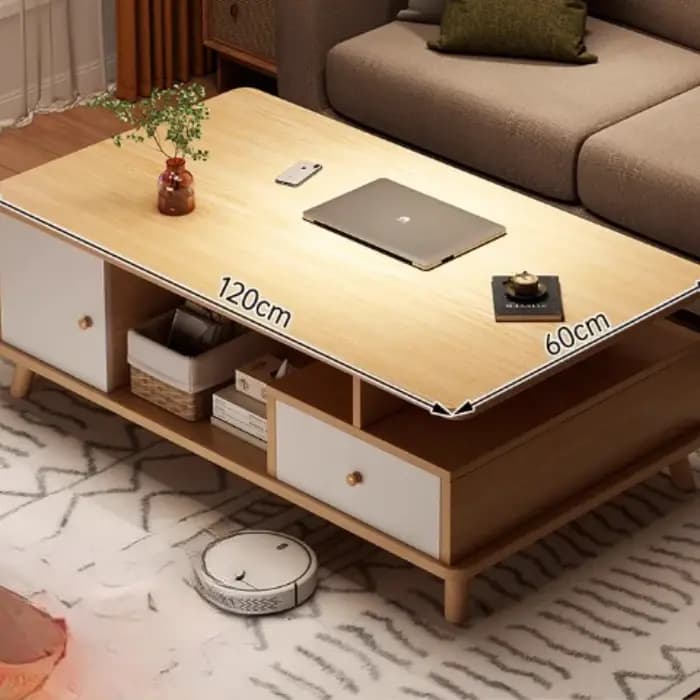 Tables basses Double temps Design debout tiroirs simples