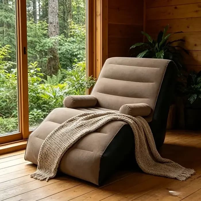 Canapé gonflable ergonomique haut de gamme, résistant à l'usure et facile à entretenir, adapté à divers environnements tels que les intérieurs modernes.