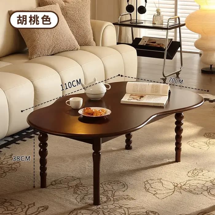 Wabi Sabi Table basse minimaliste gain de place rustique milieu du siècle