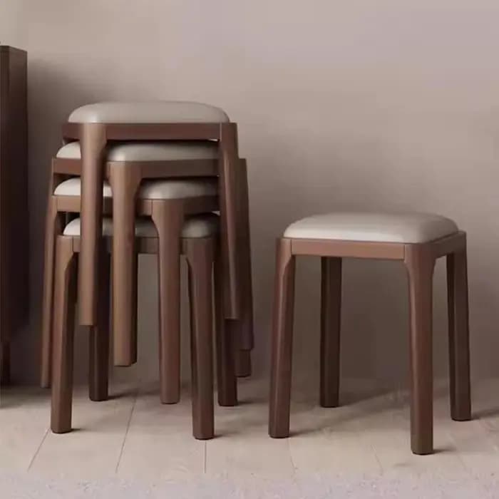 Chaise de salle à manger en bois massif de Style moderne