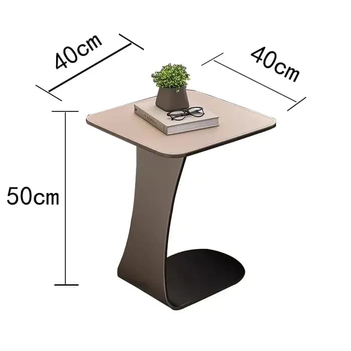 Table basse d'appoint pour salon, style nordique moderne, en métal, table basse d'angle, meubles pou