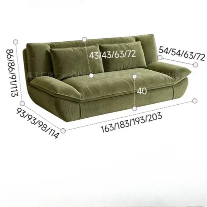 Canapé modulaire pliable italien Friends Cloud