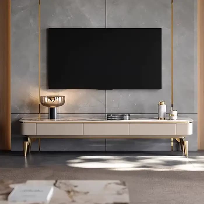 Meubles de télévision italiens modernes Design tiroirs Style Table