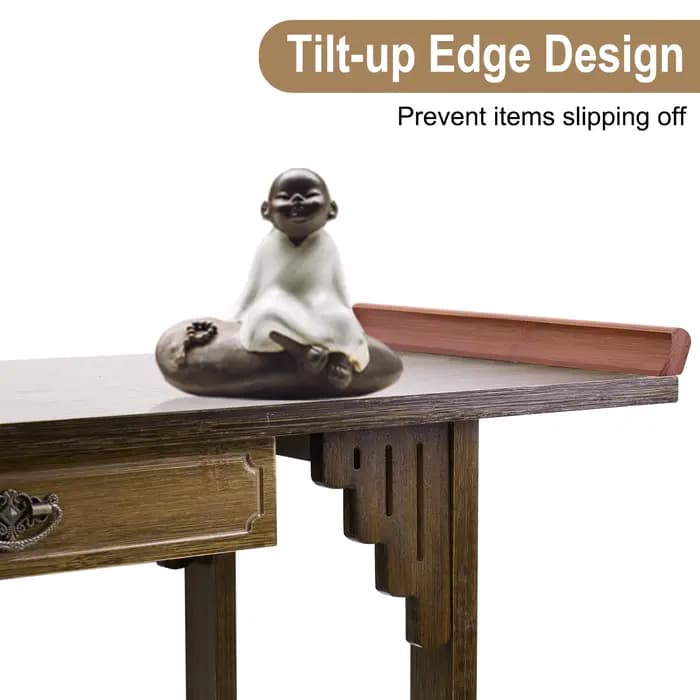 Table console d'entrée de canapé rustique, table d'appoint, salon, entrée de couloir, 32 po