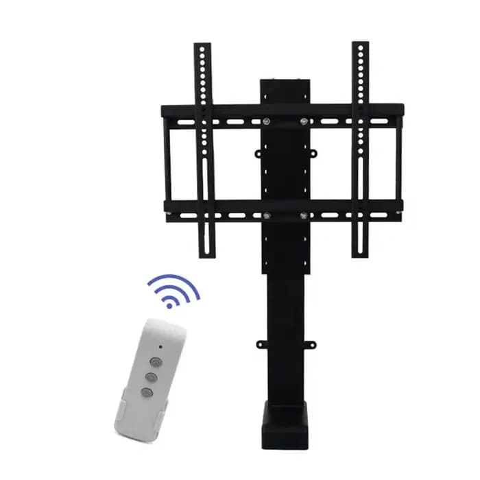 Support de télévision LCD avec télécommande électrique, élévateur de télévision motorisé