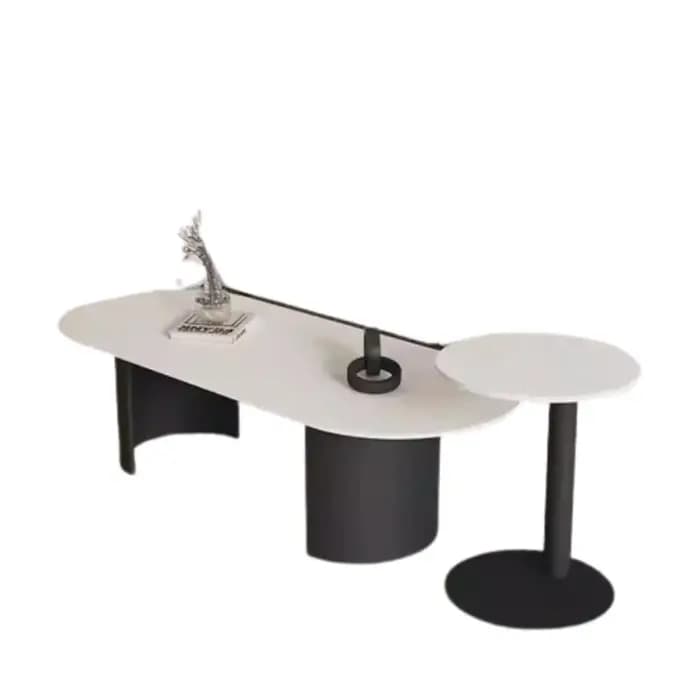 Table basse ovale moderne