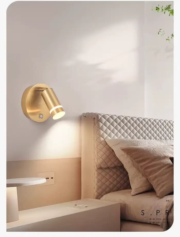 Lampe murale de lecture avec chargement USB