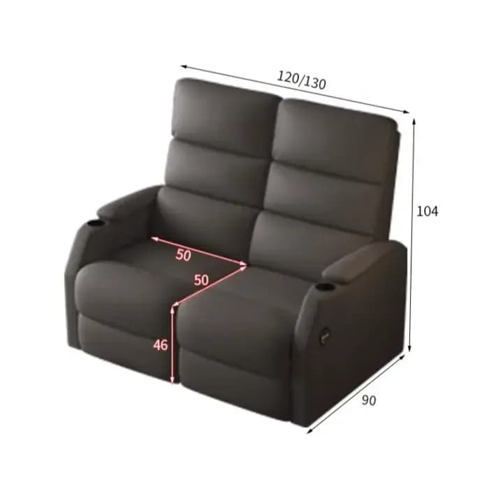 Canapé de salon multifonctionnel confortable avec accoudoirs