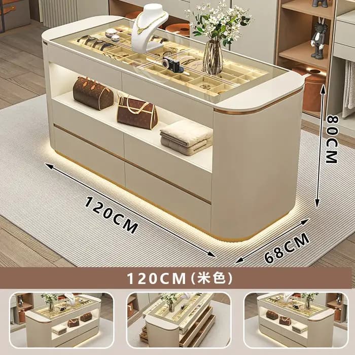 Meubles de salon : Table basse vitrine