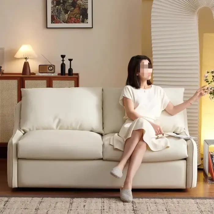 Canapé-lit pliant multifonctionnel confortable pour salon